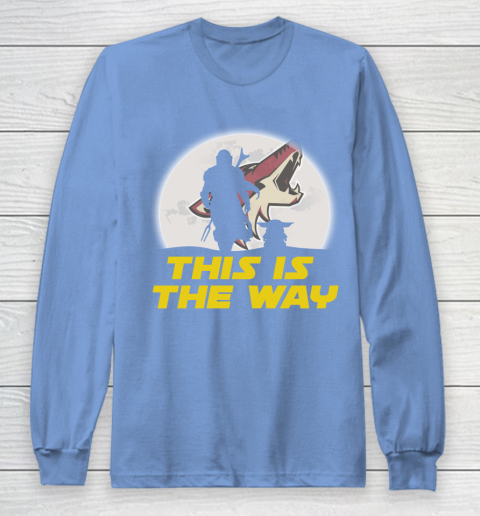 Arizona Coyotes NHL Ice Hockey Star Wars Yoda And Mandalorian This Is The Way Long Sleeve T-Shirt 8