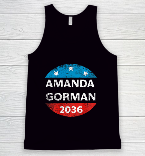 Amanda Gorman Shirt 2036 Inauguration 2021 Poet Poem Funny Retro Tank Top