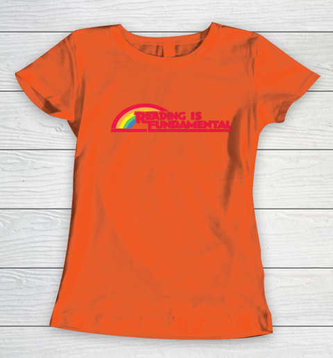 Reading Rainbow t shirt Reading is Fundamental Gay Rainbow Women's T-Shirt 2