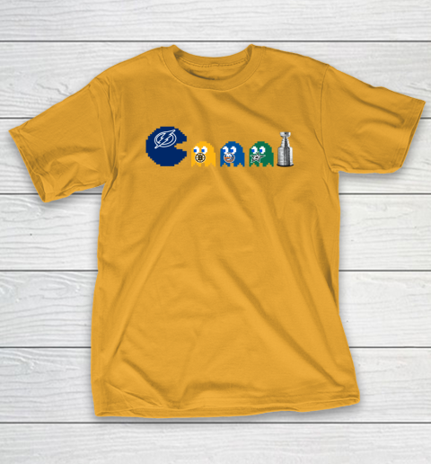 Tampa Bay Lightning x Pacman Create History For Stanley Cup T-Shirt 3