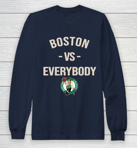 Boston Celtics Vs Everybody Long Sleeve T-Shirt 2