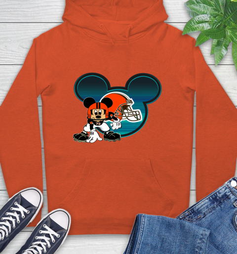 NFL Cleveland Browns Mickey Mouse Disney Football T Shirt Hoodie 5
