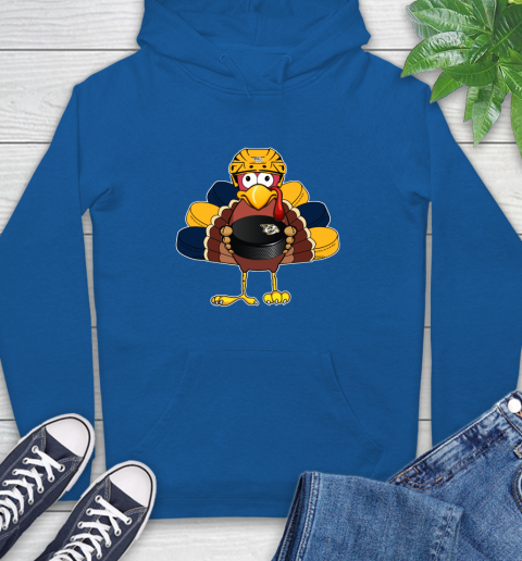 Nashville Predators Turkey Thanksgiving Day Hoodie 9
