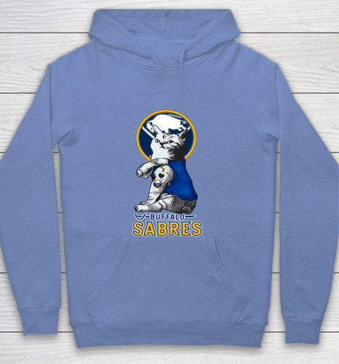 NHL My Cat Loves Buffalo Sabres Hockey Youth Hoodie 8