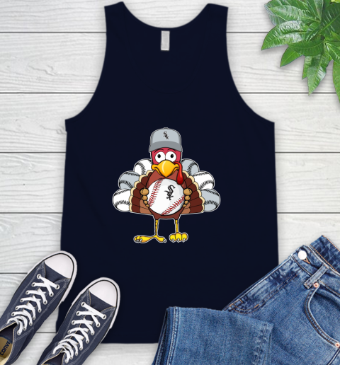 Chicago White Sox Turkey thanksgiving Tank Top 3