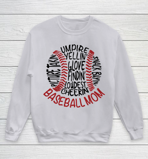 Mother's Day Funny Gift Ideas Apparel  Baseball Mom 2 T Shirt Youth Sweatshirt 2