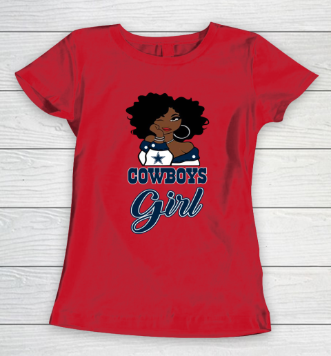 Dallas Cowboys Girl NFL Women's T-Shirt 10