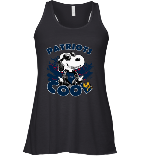 New England Patriots Snoopy Joe Cool We're Awesome Racerback Tank