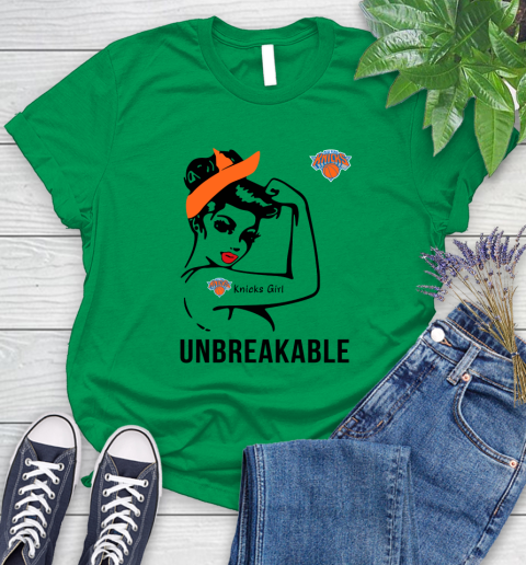 NBA New York Knicks Girl Unbreakable Basketball Sports Women's T-Shirt 4