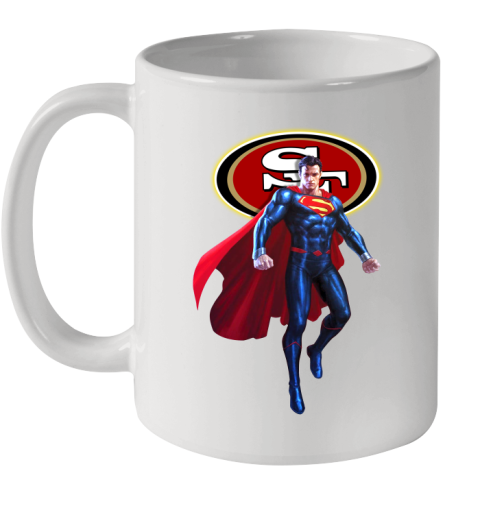 NFL Superman DC Sports Football San Francisco 49ers Ceramic Mug 11oz