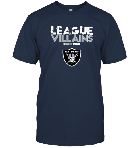 NFL League Villains Since 1960 Oakland Raiders V-Neck T-Shirt