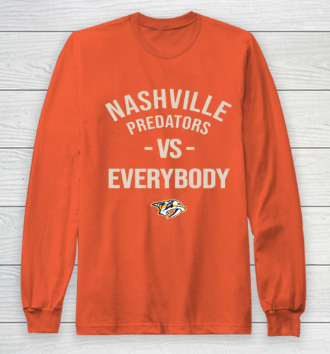 Nashville Predators Vs Everybody Long Sleeve T-Shirt 3