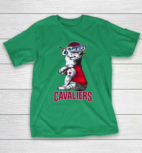 NBA Basketball My Cat Loves Cleveland Cavaliers T-Shirt 5