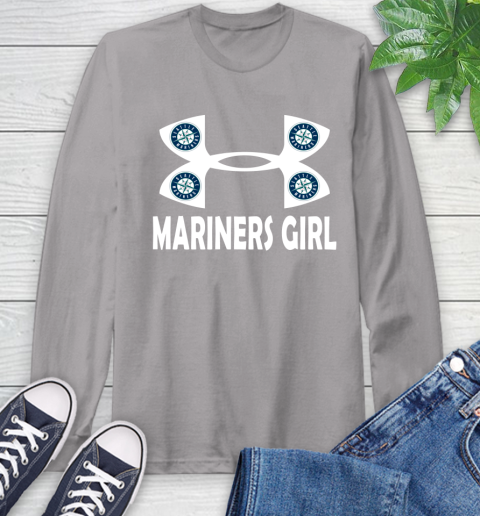 MLB Seattle Mariners Under Armour Baseball Sports Long Sleeve T-Shirt 6