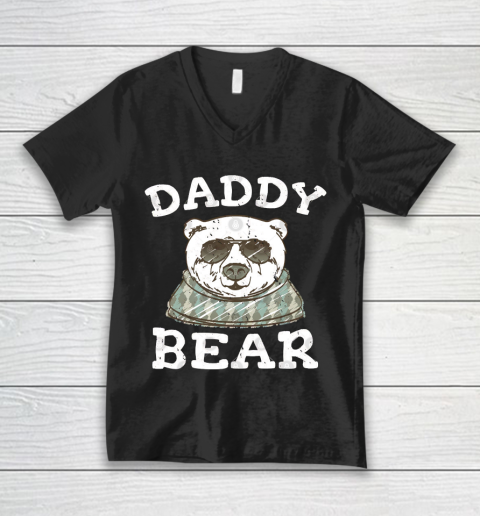 Father's Day Funny Gift Ideas Apparel  Daddy Bear  Gift Funny Dad Funny Father T Shirt V-Neck T-Shirt