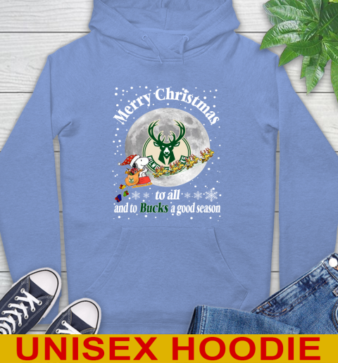 Milwaukee Bucks Merry Christmas To All And To Bucks A Good Season NBA Basketball Sports Hoodie 11