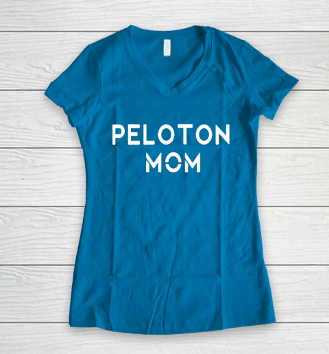 Peloton mom Women's V-Neck T-Shirt 5