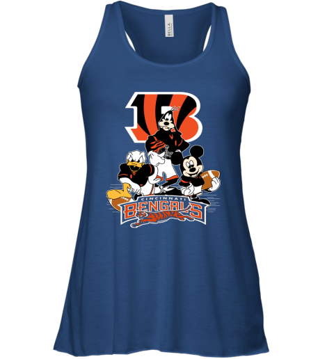 NFL Cincinnati Bengals Mickey Mouse Donald Duck Goofy Football T