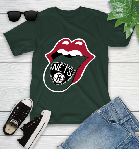 Brooklyn Nets NBA Basketball Lips I Root For My Team Adoring Fan 107