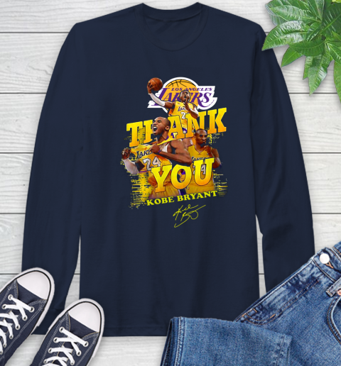 Great Thank you Kobe Bryant Los Angeles Lakers signature shirt 56