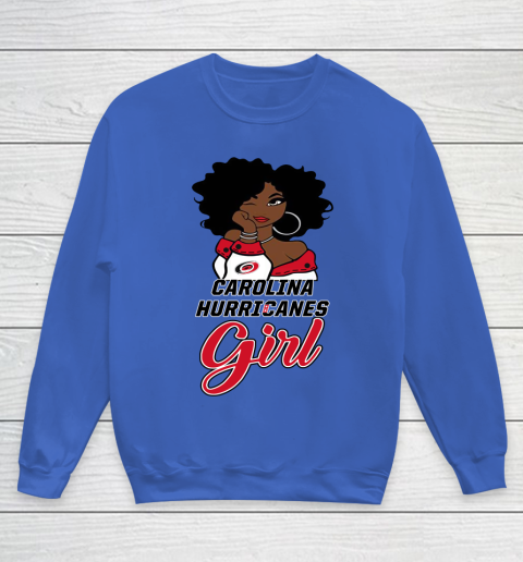 Carolina Hurricanes Girl NHL Youth Sweatshirt 8
