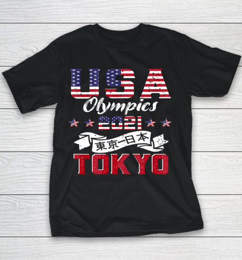 USA Olympic World Sports Team Tokyo Olympics 2021 Youth T-Shirt