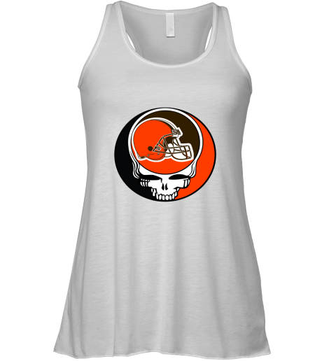NFL Team Cleveland Browns x Grateful Dead Logo Band Racerback Tank