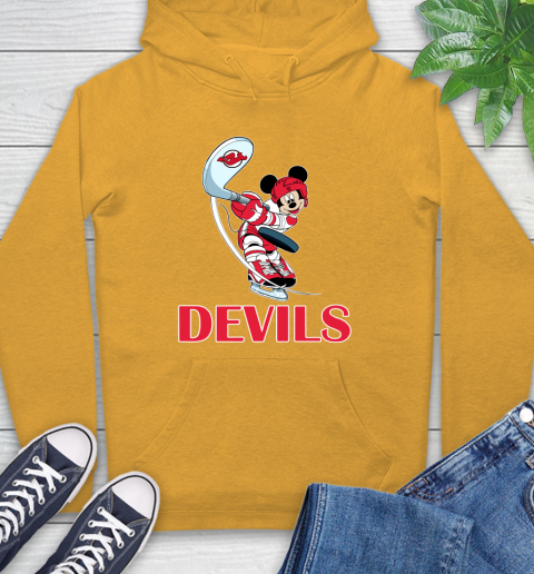 NHL Hockey New Jersey Devils Cheerful Mickey Mouse Shirt Hoodie 3
