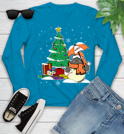 San Francisco Giants MLB Baseball Cute Tonari No Totoro Christmas Sports Youth Long Sleeve 8
