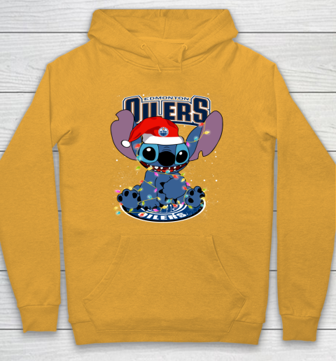Edmonton Oilers NHL Hockey noel stitch Christmas Hoodie 2
