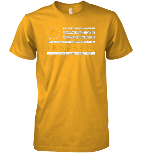 r7zt baseball lovers vintage american betsy ross flag softball premium guys tee 5 front gold