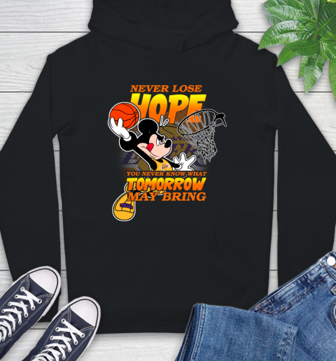 Los Angeles Lakers NBA Basketball Mickey Disney Never Lose Hope Hoodie