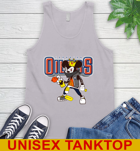 Edmonton Oilers NHL Hockey Mickey Peace Sign Sports Tank Top - Image 5