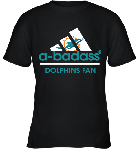 A Badass Miami Dolphins Mashup Adidas NFL Youth T-Shirt