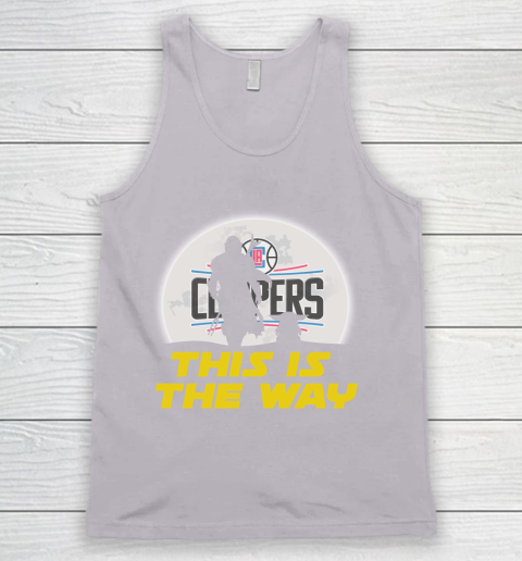 LA Clippers NBA Basketball Star Wars Yoda And Mandalorian This Is The Way Tank Top 3