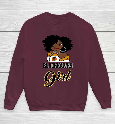Chicago Blackhawks Girl NHL Youth Sweatshirt 5