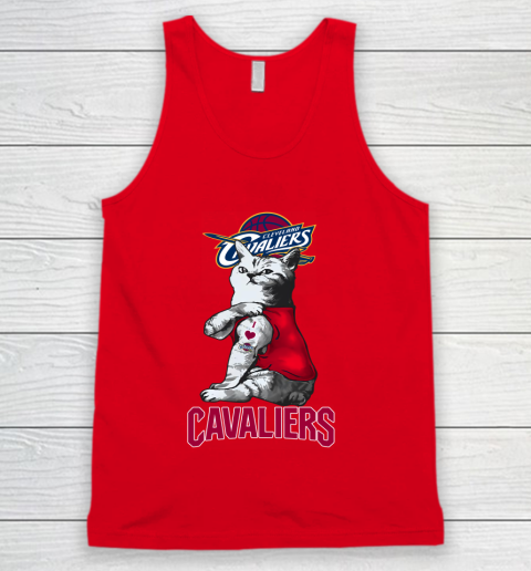 NBA Basketball My Cat Loves Cleveland Cavaliers Tank Top 5