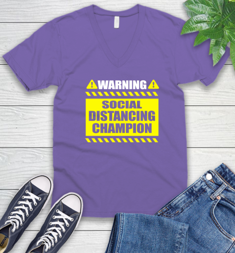 Coronavirus Shirt  Warning Social Distancing Champion 53