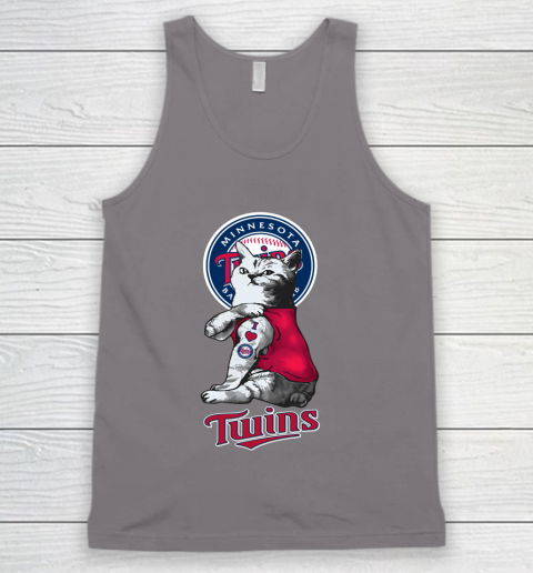 MLB Baseball My Cat Loves Minnesota Twins Tank Top 6