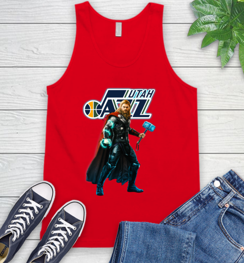 NBA Thor Avengers Endgame Basketball Utah Jazz Tank Top 6