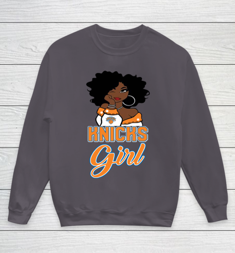 New York Knicks Girl NBA Youth Sweatshirt 6