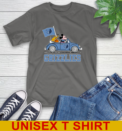 NBA Basketball Memphis Grizzlies Pluto Mickey Driving Disney Shirt T-Shirt 8