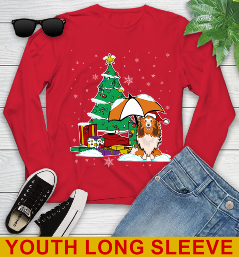 Sheltie Christmas Dog Lovers Shirts 268