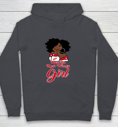 Detroit Red Wings Girl NHL Youth Hoodie 7
