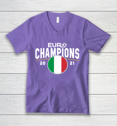 Italy Euro Champions 2020 2021 Football Italia V-Neck T-Shirt 8