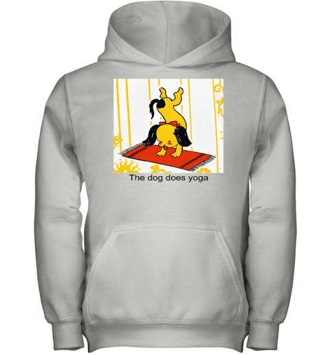 The Dog Does Yoga Youth Hoodie