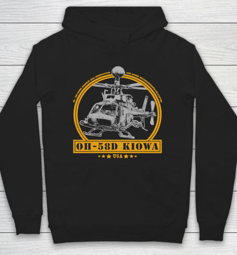 Veteran Shirt OH 58D Kiowa Warrior Hoodie