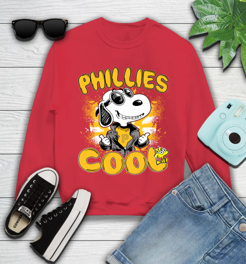 MLB Baseball Pittsburgh Pirates Cool Snoopy Shirt Youth Sweatshirt 6
