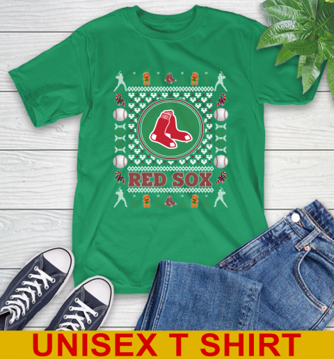 Boston Red Sox Merry Christmas MLB Baseball Loyal Fan T-Shirt 7