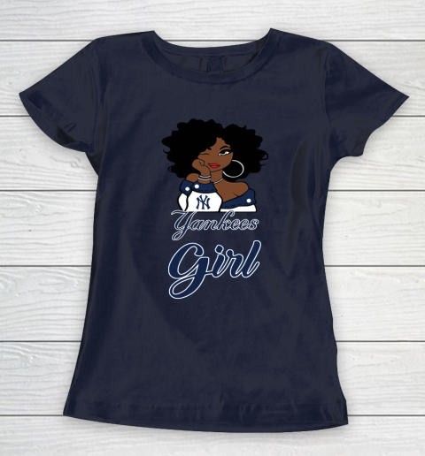 New York Yankeess Girl MLB Women's T-Shirt 4